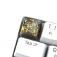 Dropshipping Secret Gold Realm Clear Resin Keycaps Artisan ESC Keycap OEM R4 for Cherry MX Switch Mechanical Keyboard